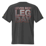 Men's Oversized T-shirt - "Never Skip Leg Day" BadAssWear.fi