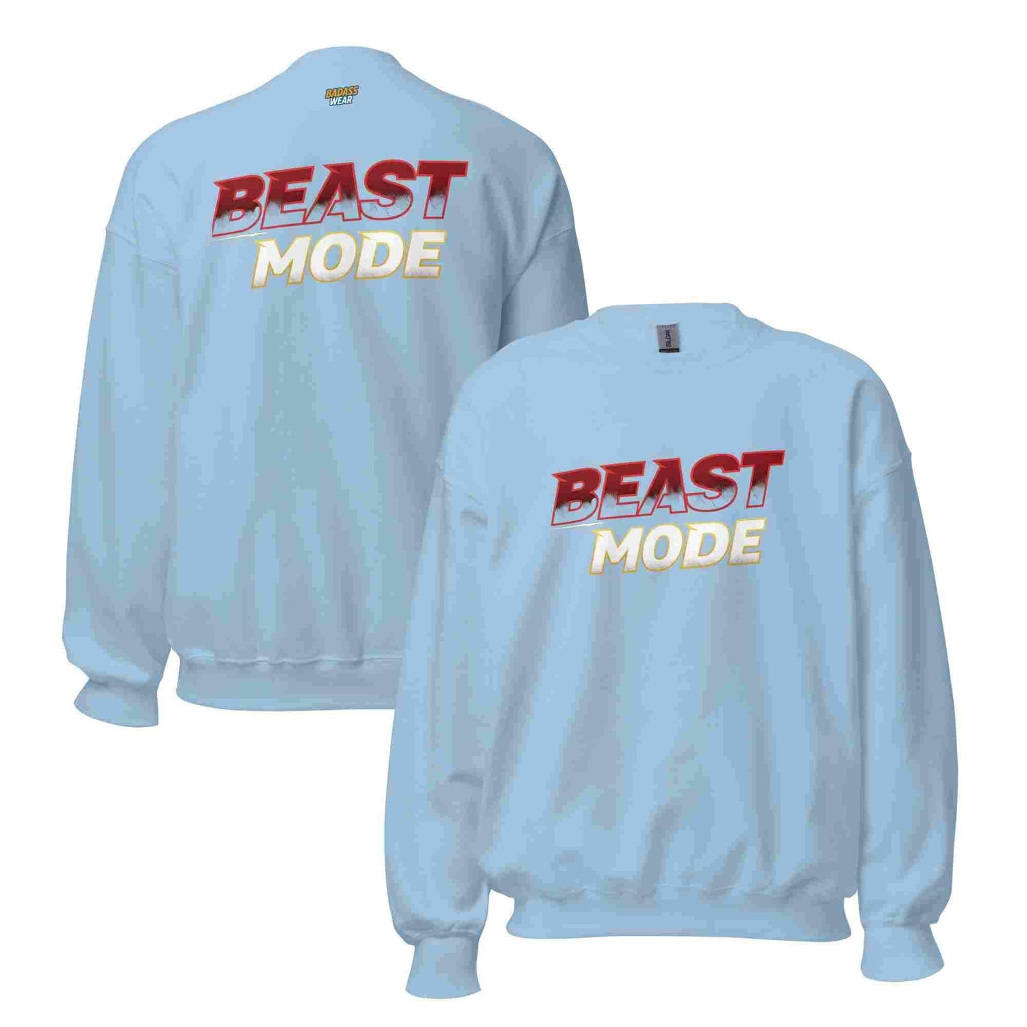 "Beast Mode" Crewneck Sweatshirt: Unleash Your Inner Strength BadAssWear.fi