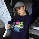 Style, Strength, You. – A Women's Sweatshirt That Combines Style and Comfort. BadAssWear.fi