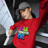Style, Strength, You. – A Women's Sweatshirt That Combines Style and Comfort. BadAssWear.fi